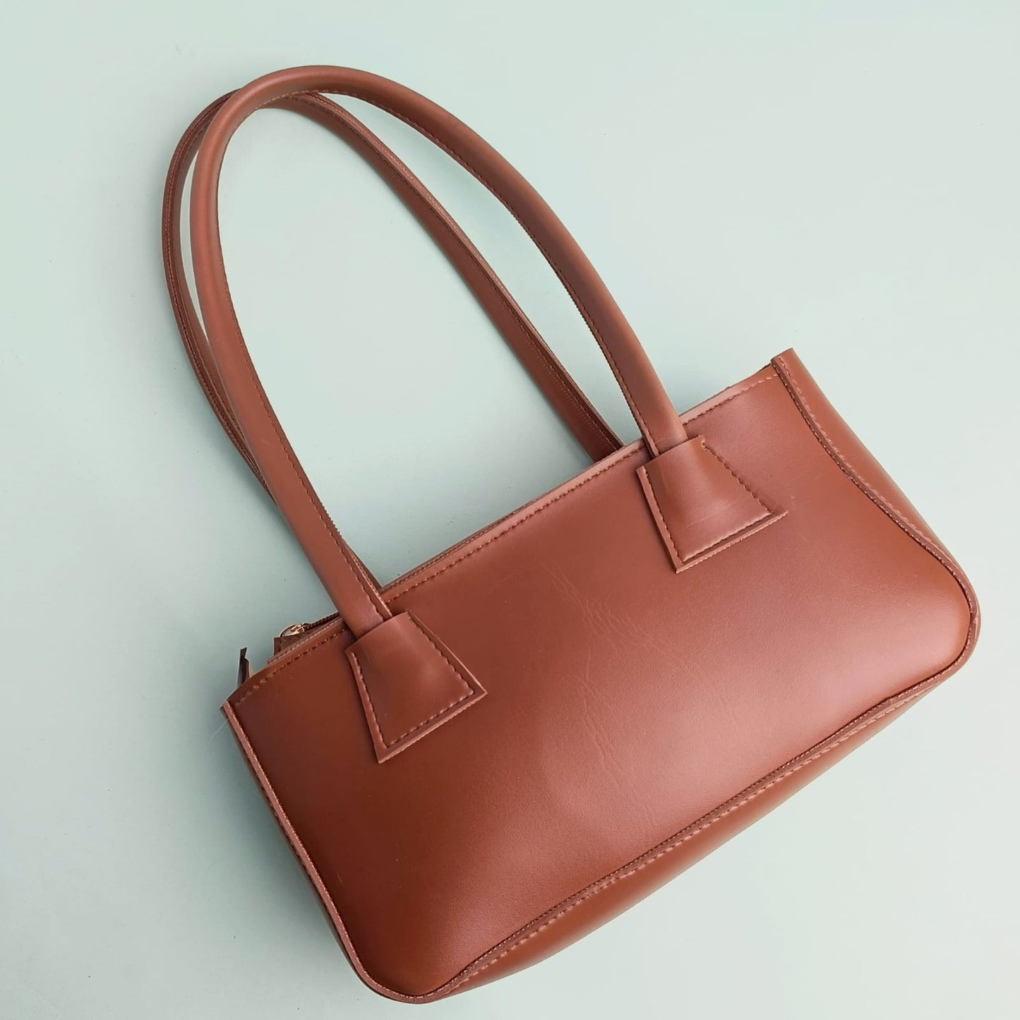 Brown Leather - Hand Bag