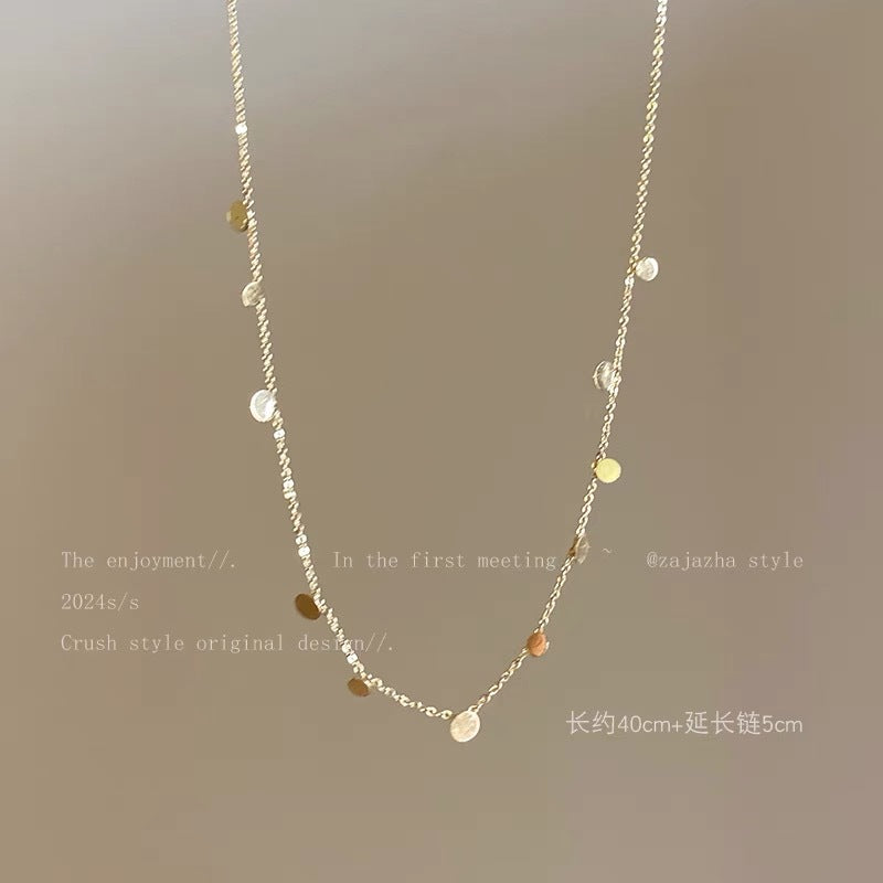 UNI-11979 - Circle Gold - Necklace