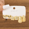 UNI-12034 - Gold Foil Series Hoop - Earrings Set Style 14