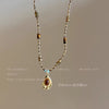 UNI-11977 - Natural Stone & Gold - Necklace Style 1