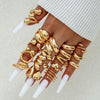 UNI-11115-11 - Gold Foiled - Ring Set Of 15