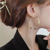 UNI-12015 - Circle Hoop Gold - Earring