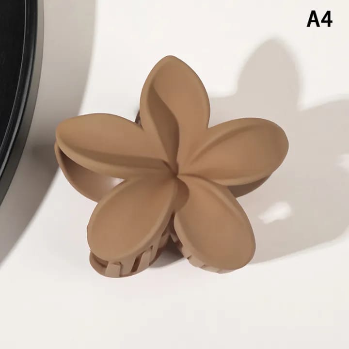 HC-106 - Chocolate Color Series Small Flower - Hair Claw