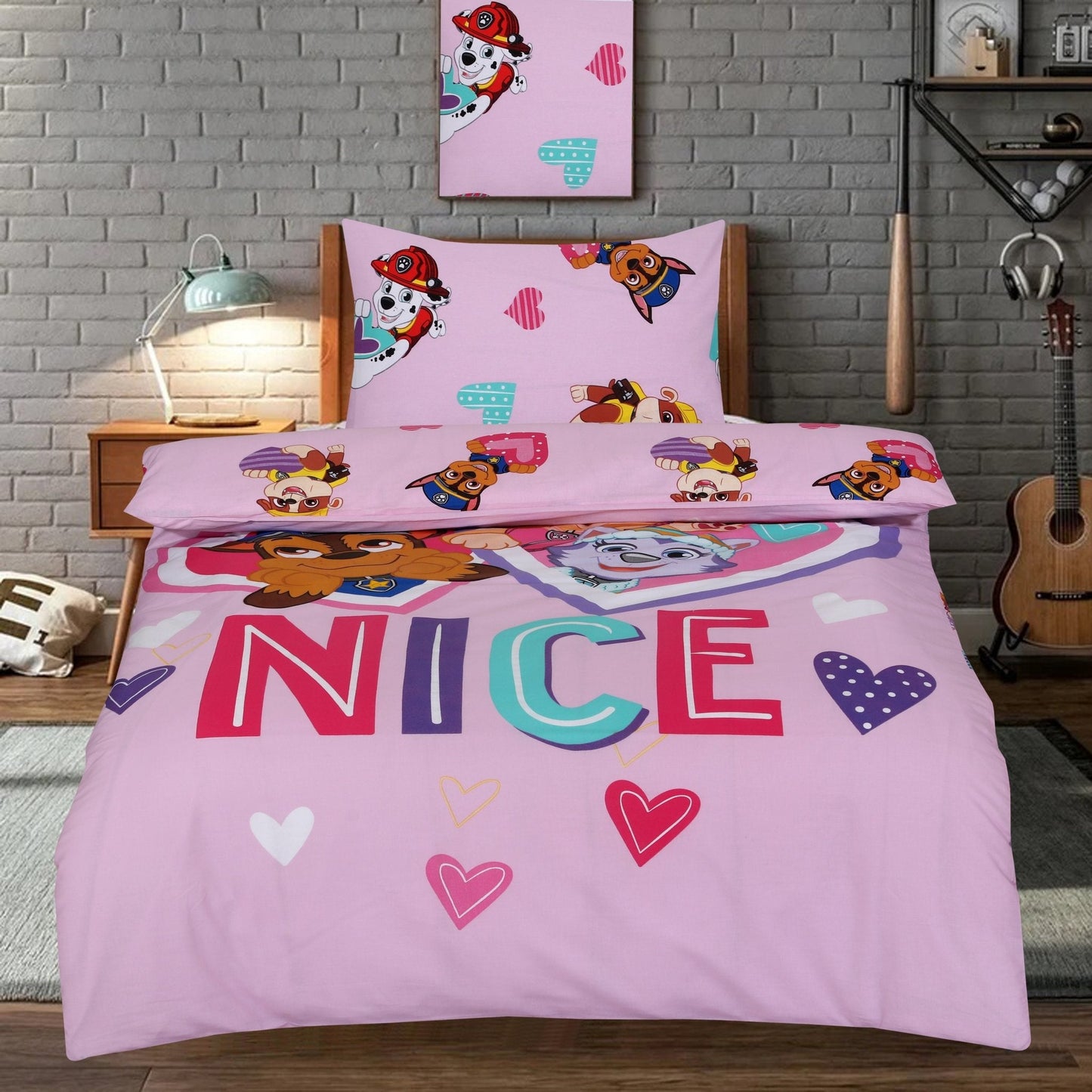 Paw Patrol Pink 'Nice' Quilt Set – Sweet Dreams Start Here - Elore