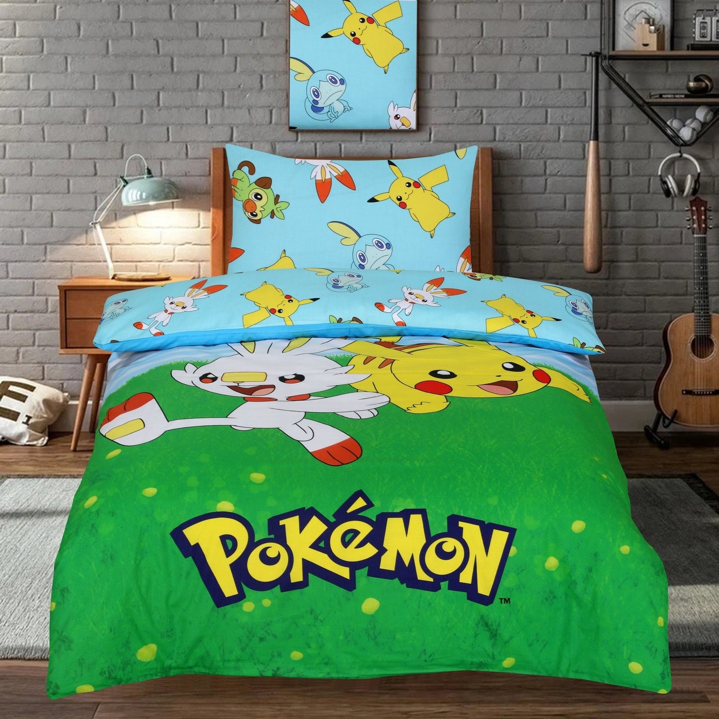Pokémon Adventure & Comfort Quilt With Green Edition - Elore