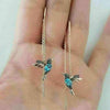 UNI-10104-2 - Blue Bird Dangling - Earring