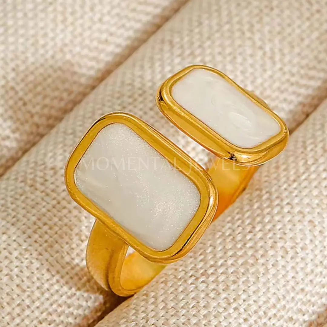 White Chunky Ring