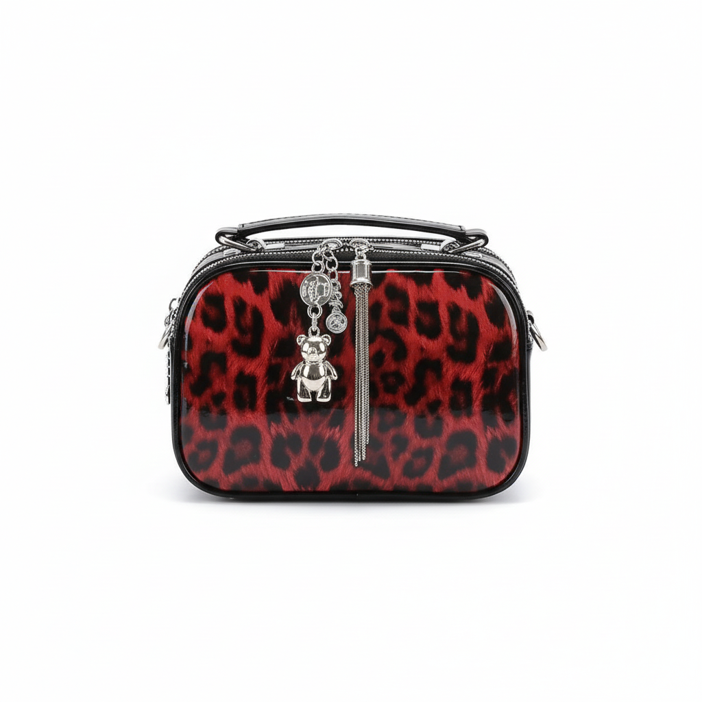 Leopard Print Mini Crossbody Bag for Women