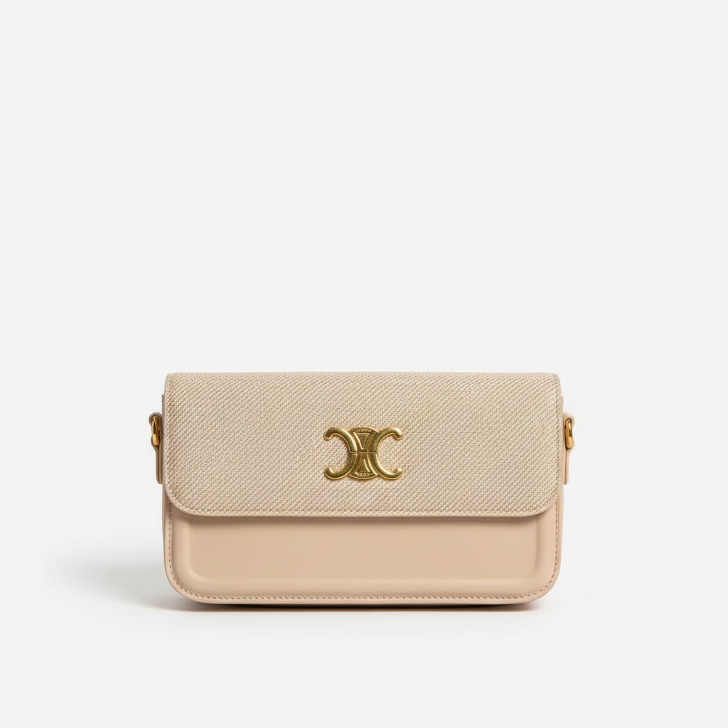 ELORE Luxury Textured Flap Crossbody Bag – Premium Vegan Leather Shoulder Bag for Women