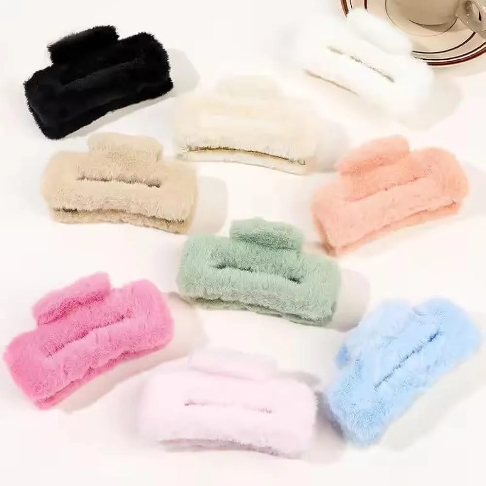 HC-107 - Macaron Colo Fluffy - Hair Claw