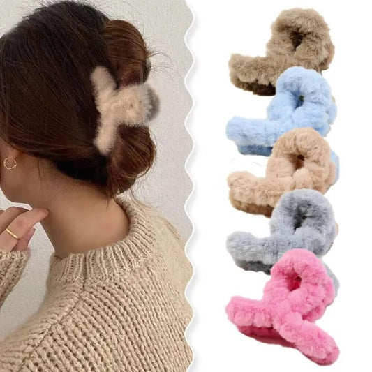 HC-119 - Candy Color Fluffy - Hair Claw