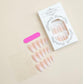 N-210 - Pastel Pink - Press On Nail Set Of 24 - Free Nail Kit Included