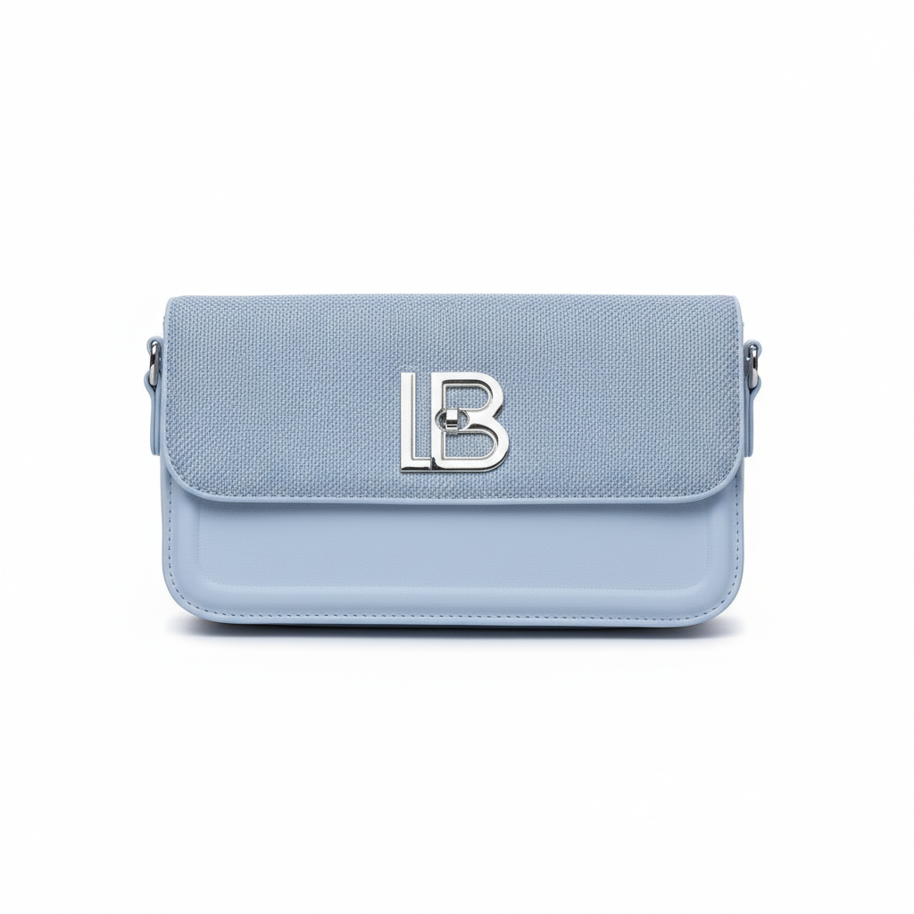 Signature Textured Flap Crossbody Bag – Premium Vegan Leather Mini Shoulder Bag for Women