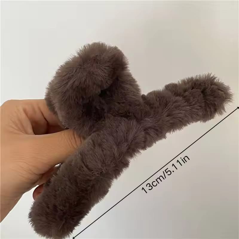 HC-118 - Chocolate Colors Fluffy - Hair Claw