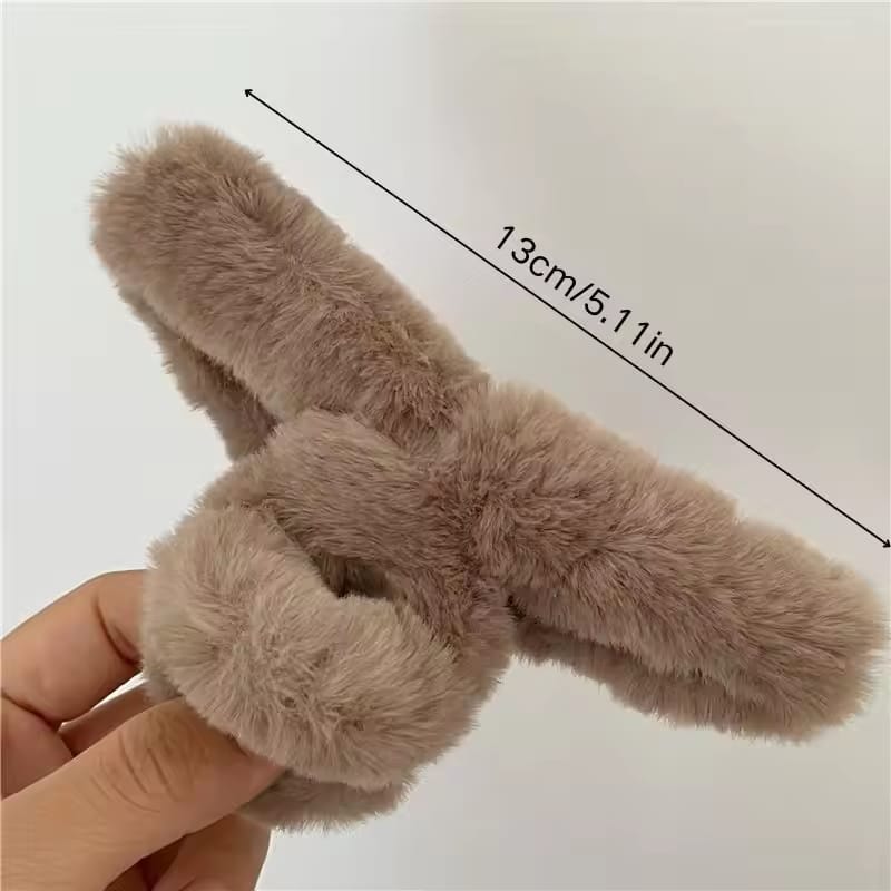 HC-118 - Chocolate Colors Fluffy - Hair Claw