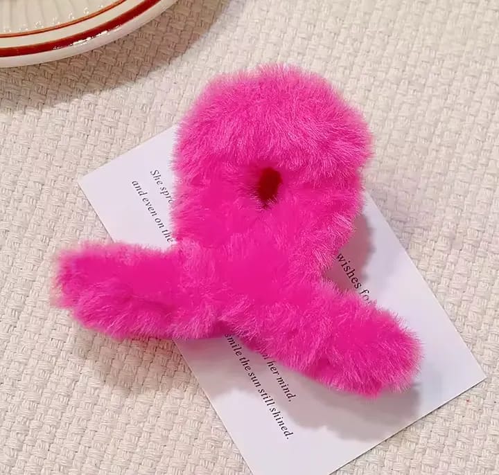 HC-119 - Candy Color Fluffy - Hair Claw