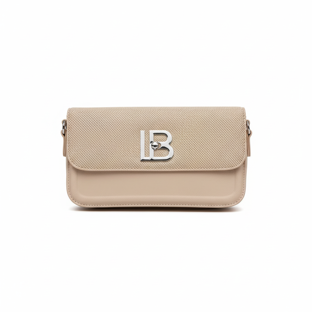 Signature Textured Flap Crossbody Bag – Premium Vegan Leather Mini Shoulder Bag for Women