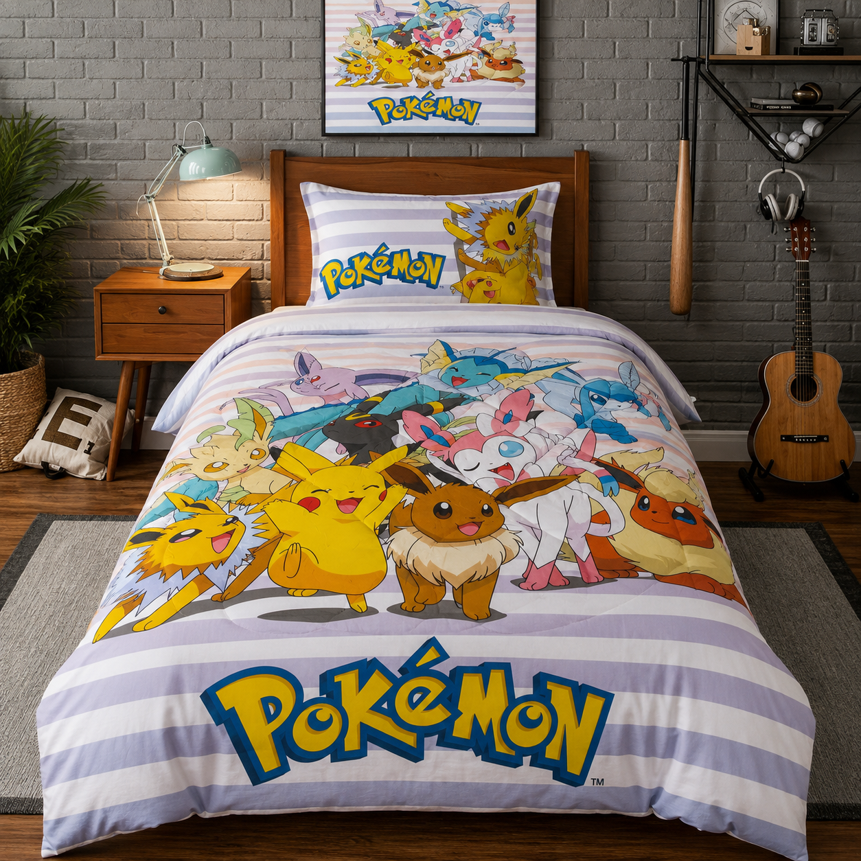 Pokemon Adventure Kids Quilt