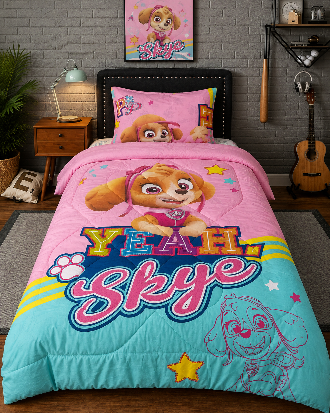Skye Paw Patrol Kids Quilt