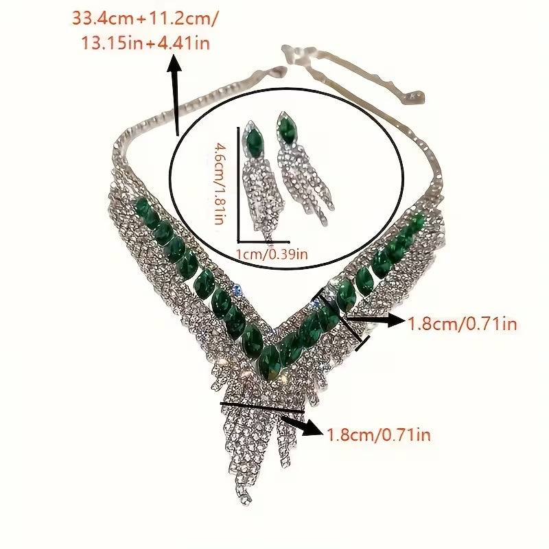 UNI-11848-11 - Luxury Diamonds - Jewelry Set Style 14