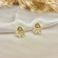 UNI-11059-1 - Pearl Flower Gold - Earring