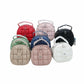 Quilted Round Mini Handbag for Women
