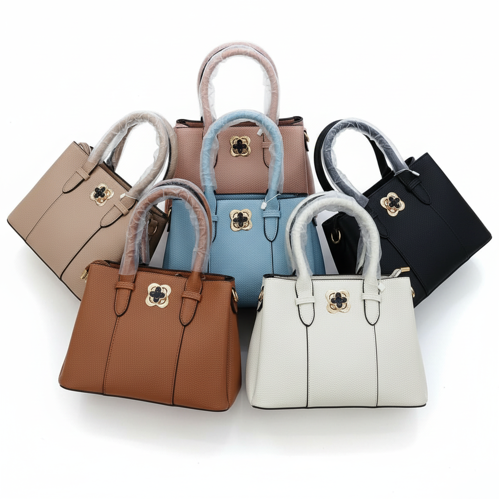 Classic ELORE Luxury Tote Handbag for Women – Premium PU Leather Top Handle Bag