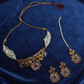 PJ-118 - Blue Diamonds Flower Mala Set