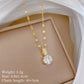 SS-12075 - Luxury Diamond Gold - Necklace