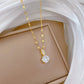 SS-12075 - Luxury Diamond Gold - Necklace