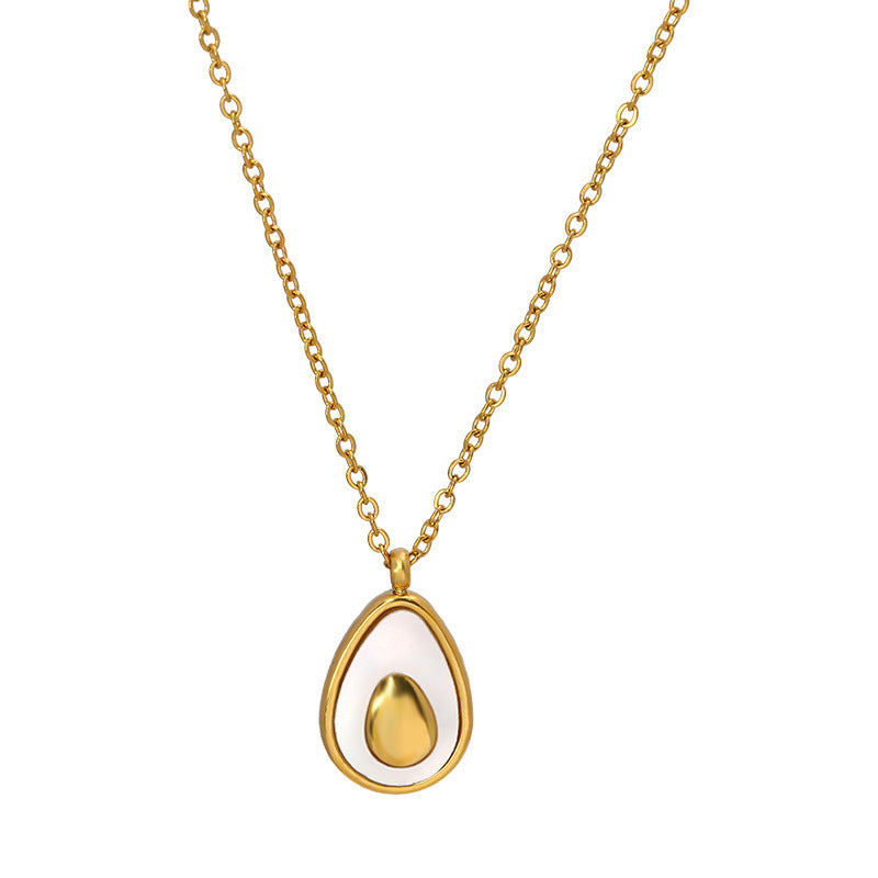 SS-12003 - Premium Gold Avocado - Necklace