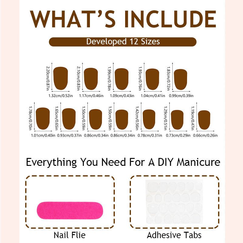 N-208 - Bow Pink - Press On Nail Set Of 24 - Free Nail Kit Included