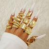 UNI-11115-1 - Classy Gold - Ring Set Of 14