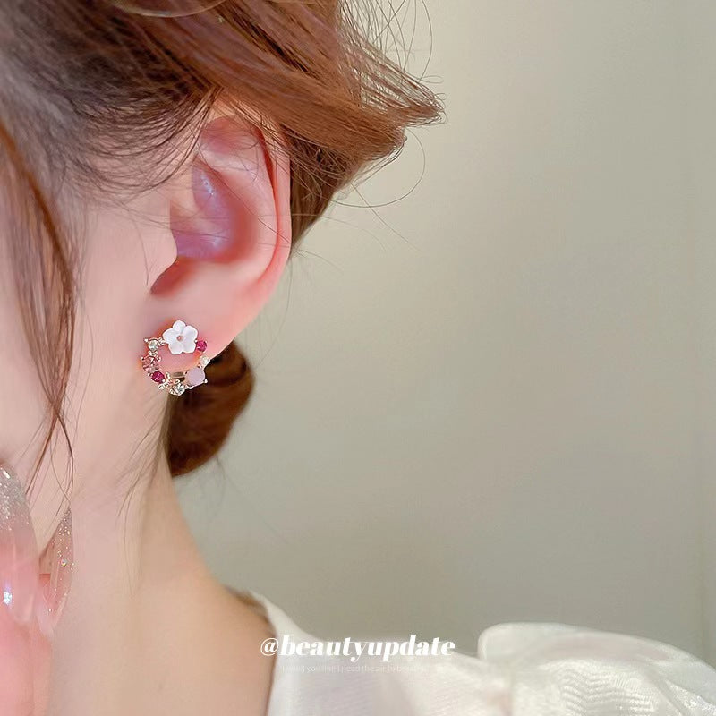 UNI-12141 - Wreath Flower - Earring