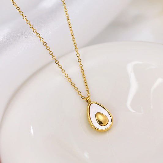SS-12003 - Premium Gold Avocado - Necklace