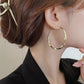 UNI-12015 - Circle Hoop Gold - Earring