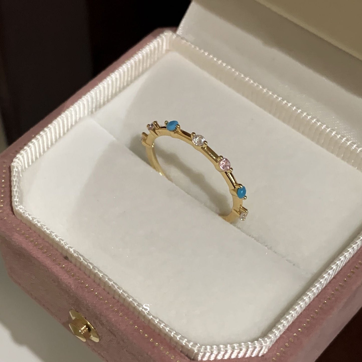 UNI-11997 - Enamel Diamonds - Ring