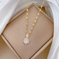 SS-12075 - Luxury Diamond Gold - Necklace