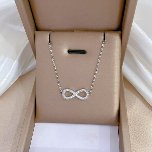 SS-12072 - Infinity Friendship Silver - Necklace