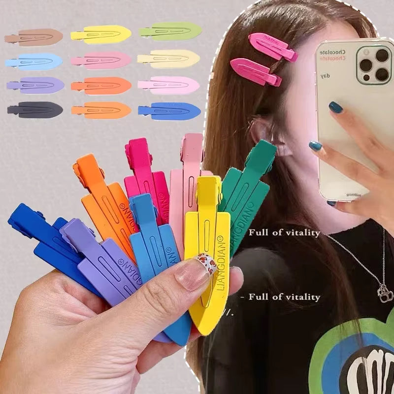 HC-103- Candy Color Knife - Hair Clips Set Of 5