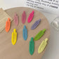 HC-103- Candy Color Knife - Hair Clips Set Of 5