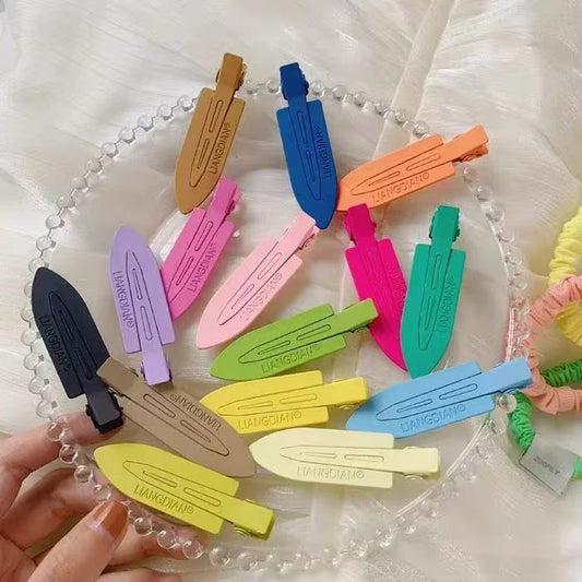 HC-103- Candy Color Knife - Hair Clips Set Of 5