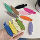 HC-103- Candy Color Knife - Hair Clips Set Of 5