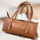 Fancy Brown Leather - Hand Bag