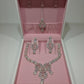 PJ-116 - Zircon Mala Long Necklace Set