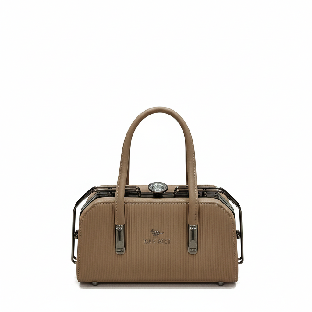 ELORE Crystal-Frame Classic Satchel Bag