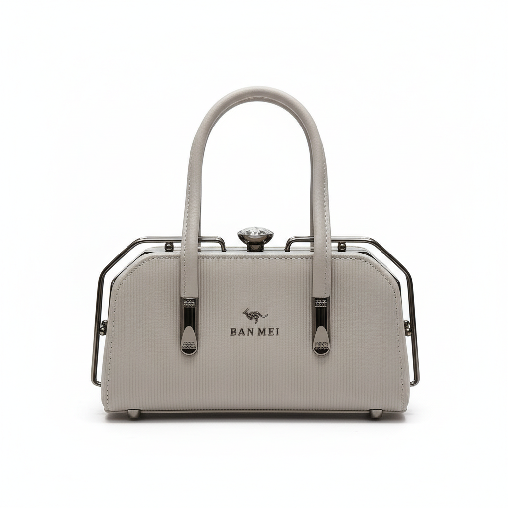 ELORE Crystal-Frame Classic Satchel Bag