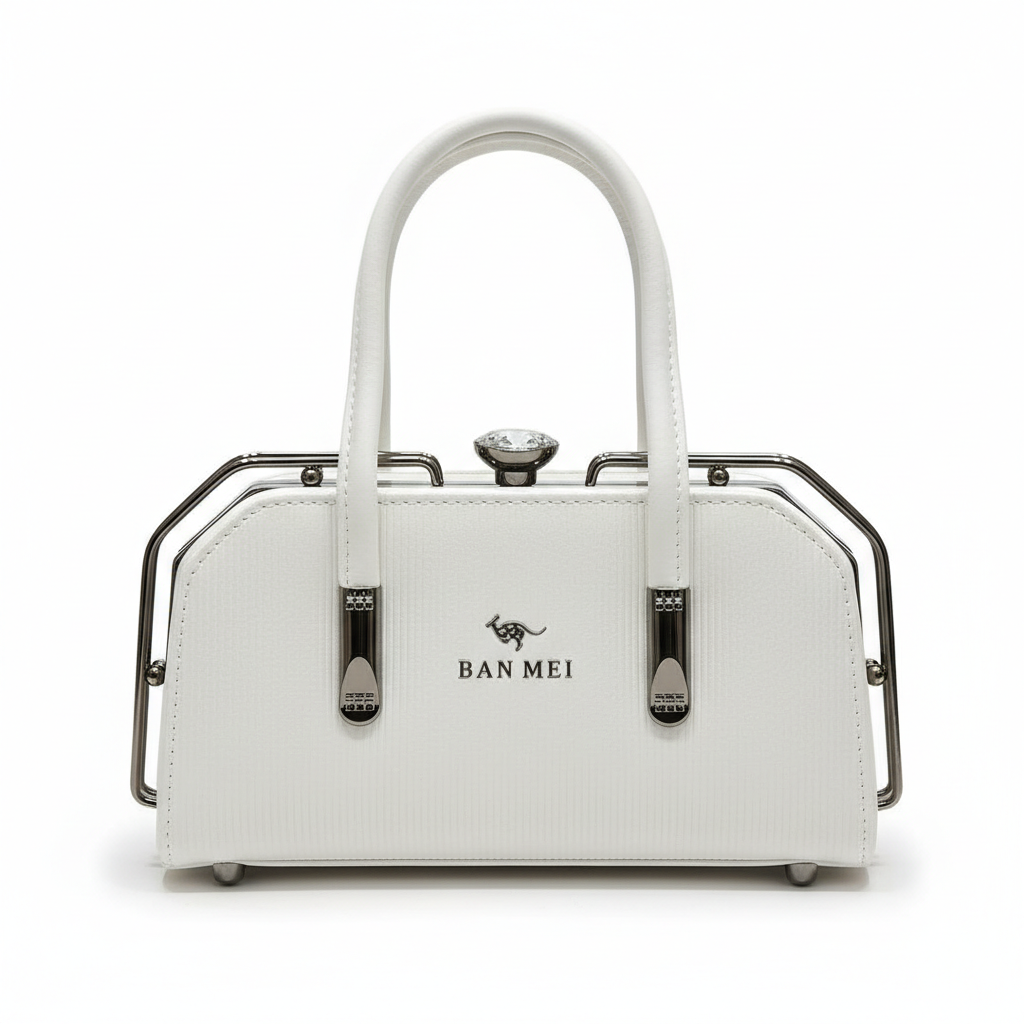 ELORE Crystal-Frame Classic Satchel Bag