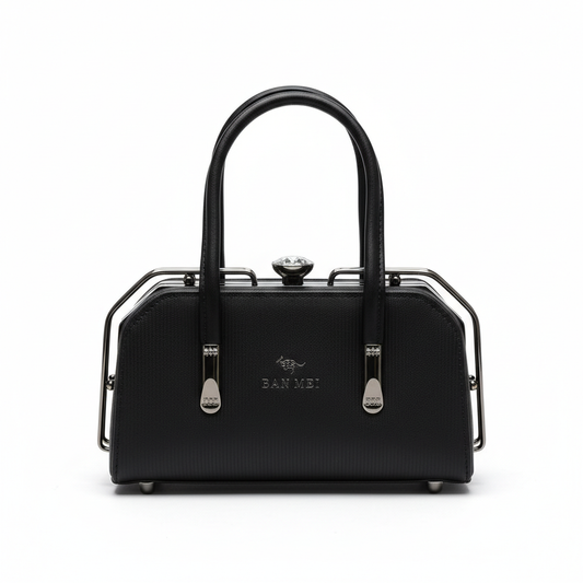 ELORE Crystal-Frame Classic Satchel Bag