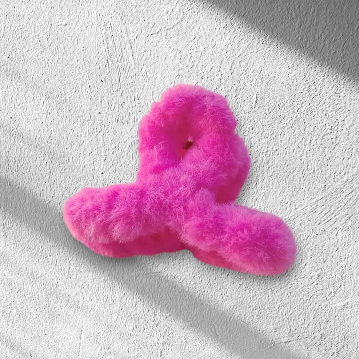 HC-119 - Candy Color Fluffy - Hair Claw